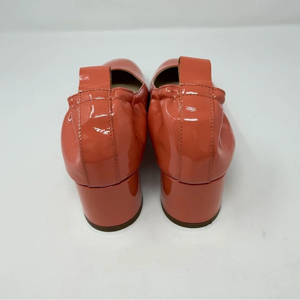 Everlane‎ The Day Heel Peach Coral Patent Leather Womens Size 6